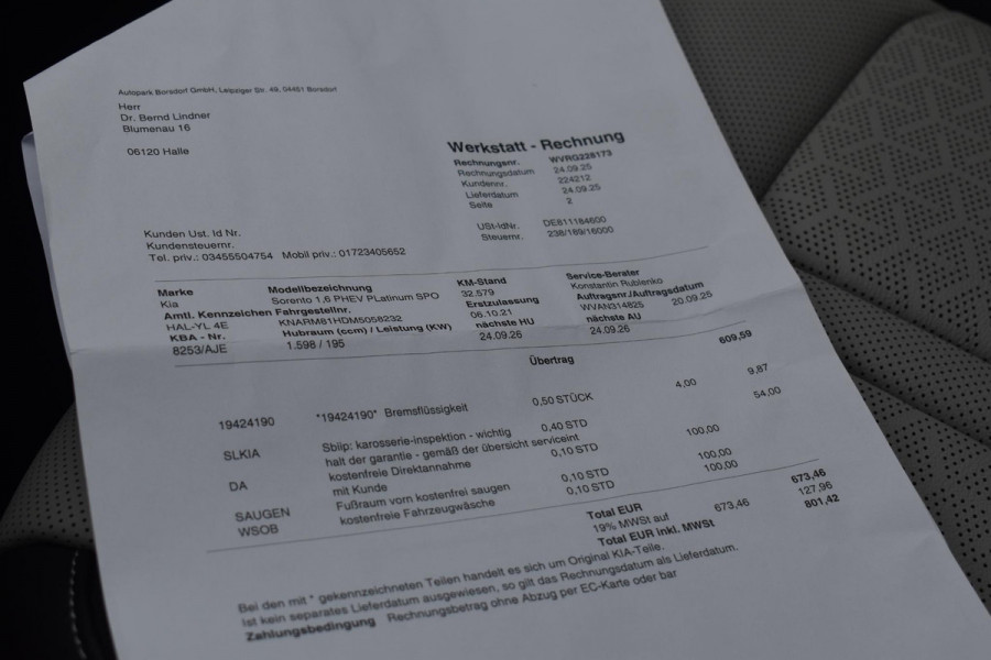 Kia Sorento 1.6 T-GDI Plug-in Hybrid 4WD ExecutiveLine 5p. Lane Camera360 Stoelventilatie