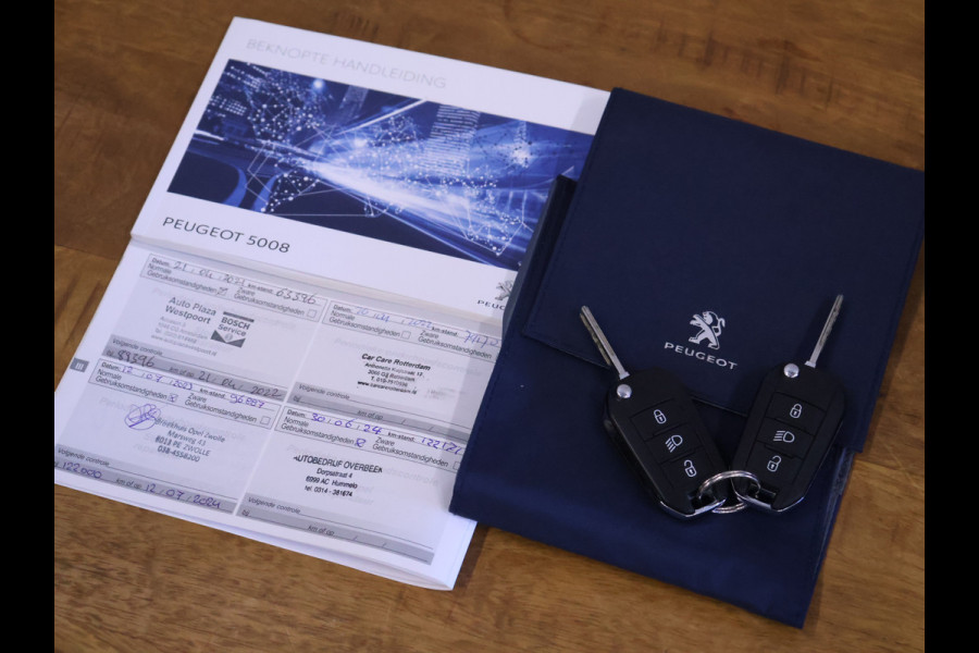 Peugeot 5008 1.2 PureTech Allure [TREKHAAK, APPLE CARPLAY, ANDROID AUTO, CRUISE CONTROL, SFEERVERLICHTING, 360 CAMERA, PDC V+A, 7-ZITTER, NIEUWSTAAT]