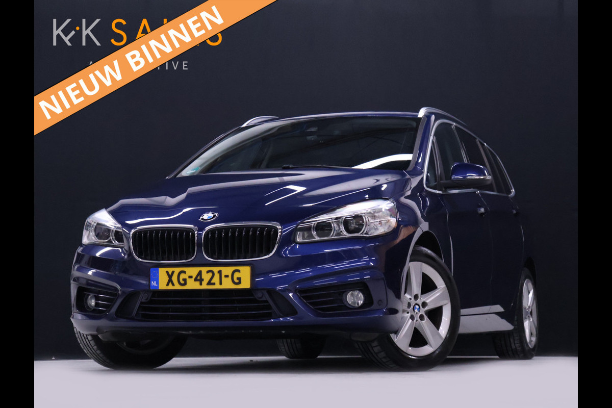 BMW 2 Serie Gran Tourer 218i 7p. Corporate Lease Executive [TREKHAAK, CRUISE CONTROL, BLUETOOTH TELEFOON, ACHTERUITRIJCAMERA, PDC V+A, STOELVERWARMING, 7-ZITTER, NIEUWTSAAT]