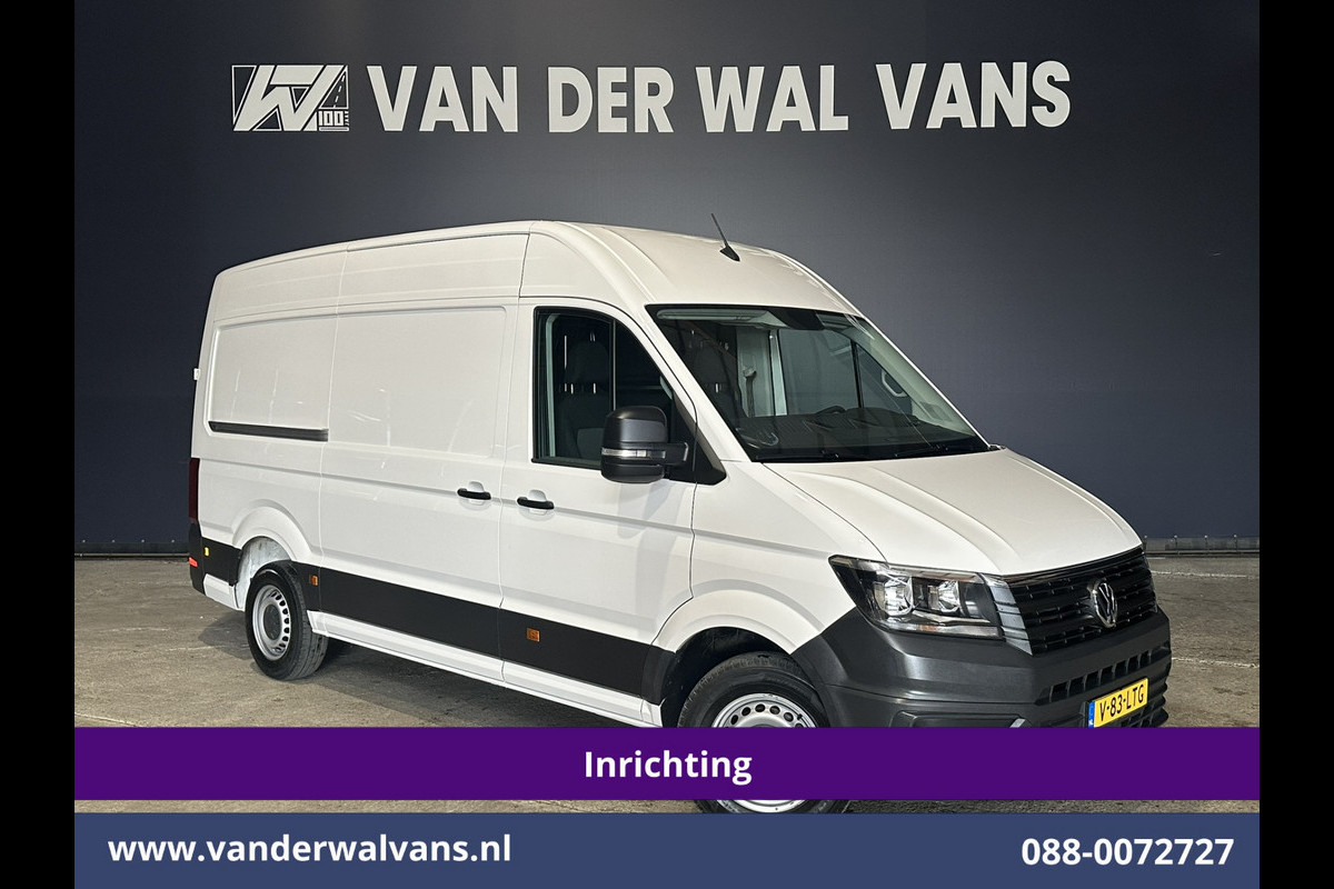 Volkswagen Crafter 2.0 TDI 140pk L3H3 L2H2 Inrichting Euro6 Airco | Camera | Apple Carplay | Massagestoel | Cruisecontrol Android Auto, Chauffeursstoel
