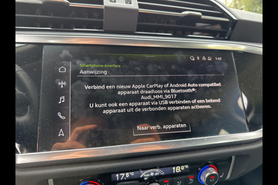 Audi Q3 Sportback 45 TFSI e 245PK BUSINESS EDITION CARPLAY/ACC/STUURVERW. WORDT VERWACHT!