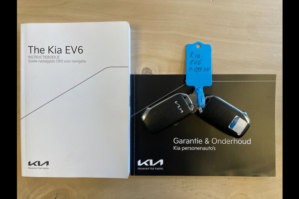 Kia Ev6 58 kWh|100% SOH|AFN.TREKHAAK|LEDER|ACC|ANDROID+CARPLAY|CAMERA|STOEL+STUURVERW|NAP|ORG. NL-AUTO|INCL.BTW|1e EIGENAAR|