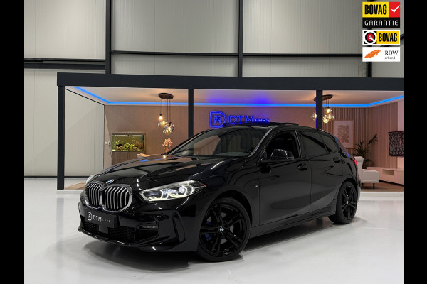 BMW 1-serie 118i High Exec M Sport Pano Led Acc Camera Navi Carplay Leder Stoel&stuurverw.