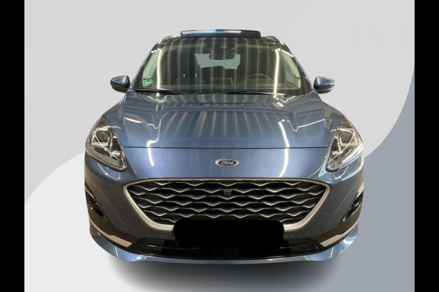 Ford Kuga 2.5 PHEV Vignale 225pk | Wegklapbare trekhaak | Panoramadak | Head up Display | Adaptive cruise control | Dodehoeksensoren | Lederen bekleding