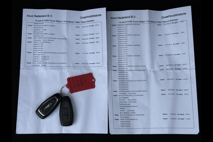Ford FOCUS Wagon 1.0 EcoBoost Titanium Business Navi|Cruise|Trekhaak|Stoel+Stuur verw|Carplay|B&O|PDC V+A|N.A.P|Apk tot 11-2026