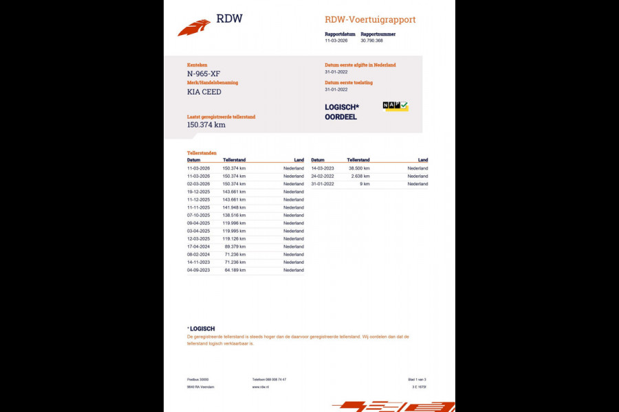 Kia Ceed Sportswagon 1.5 T-GDi GT-PlusLine|160PK|TREKH|PANO|DIGITAL|STOEL+STUURVERW|CAMERA|CARPLAY|CLIMATE+CRUISE|ORG NL|NAP|1 EIG