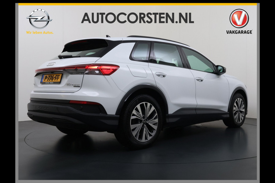 Audi Q4 e-tron 50 Quattro 300pk 82kWh BOMVOL Leer SONOS®-Hifi Navi Camera Adap.Cruise Elek.Stoelen+Memory+Verwarming Apple Carplay Android Auto SOH 95%Launch Ed. Advanced Plus DAB Matrix LED Lmv  € 76.000 nieuw 1e Eigenaar Origineel Nederlandse Auto Dealeronderhouden