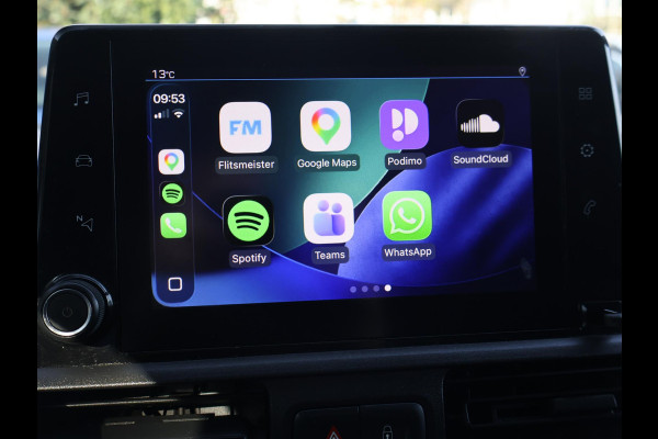 Peugeot Partner 1.5 BLUEHDI 100 PK PREMIUM + BOTT KAST | 230V OMVORMER | TREKHAAK | APPLE CARPLAY