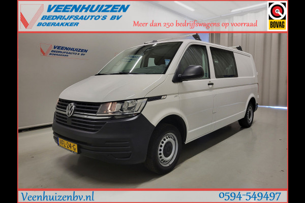 Volkswagen Transporter 2.0TDI L2/H1 Dubbele Cabine Euro 6!