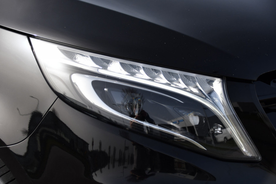 Mercedes-Benz Vito 116 CDI L2 Black Edition Camera, Cruise, LED, 164pk, Trekhaak, Leder, Multimedia, Automaat, Sensoren, Uniek!