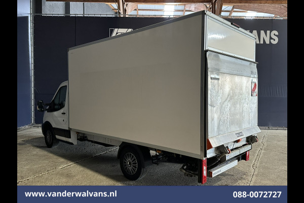 Ford Transit 2.0 TDCI 160pk Bakwagen Laadklep Euro6 Airco | Cruisecontrol | Lat om Lat betimmering Verwarmde Voorruit, Bijrijdersbank