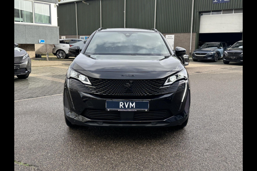 Peugeot 3008 1.6 HYbrid 225 GT Pack Business PANO| BLACK PACK| VAN €29.900,- NU VOOR SLECHTS €27.877,- Uw LENTEVOORDEEL €2.023,-| FOCAL AUDIO| CAMERA VOOR + ACHTER| ADAPTIVE CRUISE| DODE HOEK SENSOR| ELEK. ACHTERKLEP| STOELVERWARMING