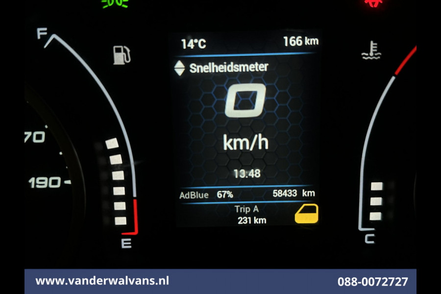 Iveco Daily 35C16H 157pk Bakwagen Dubbel Lucht Laadklep Euro6 Airco | Camera | 1010kg laadvermogen Bijrijdersbank