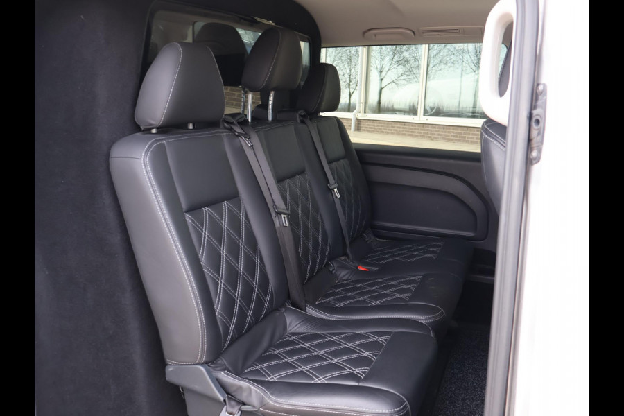 Mercedes-Benz Vito 114 CDI 136 PK AUT. LANG DUBBEL CABINE + LEDER | 19 INCH LMV | TREKHAAK | NAVIGATIE