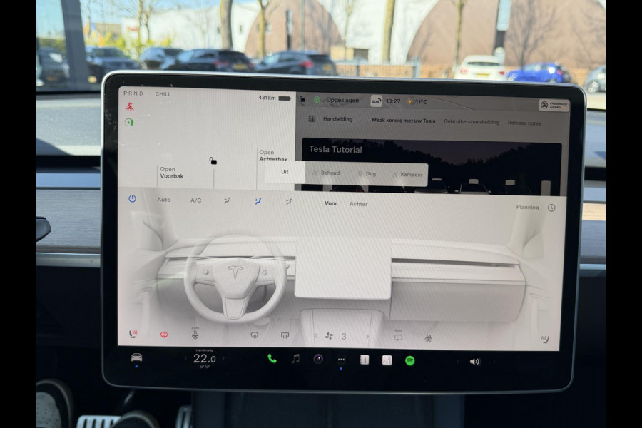 Tesla Model Y Performance AWD 75 kWh SOH 93% VAN €38.900,- NU VOOR SLECHTS €35.877,- Uw LENTEVOORDEEL €3.023,-AUTOPILOT| 21 INCH TURBINE VELGEN| ACHTERBANK VERWARMD| STOEL + STUURVERWARMING |DE HOOGVOLTACCU EN AANDRIJFLIJN GARANTIE TOT 2030 of 192.000KM |