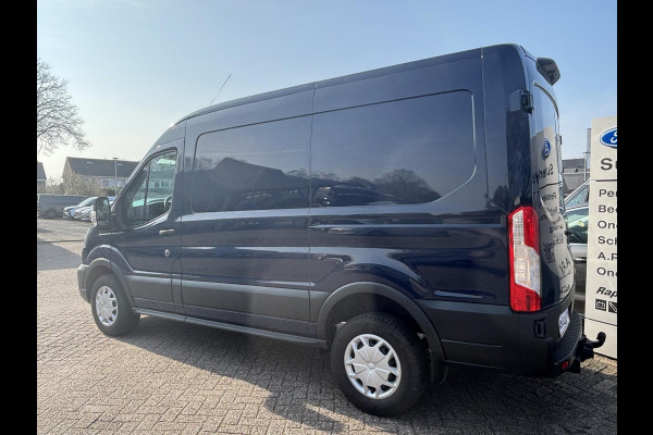 Ford Transit 350 2.0 TDCI L2H2 Trend | SCI | 130pk | Trekhaak | Achteruitrijcamera | Cruise control | Airco | Bluetooth | Voorruitverwarming | 3 zitplaatsen