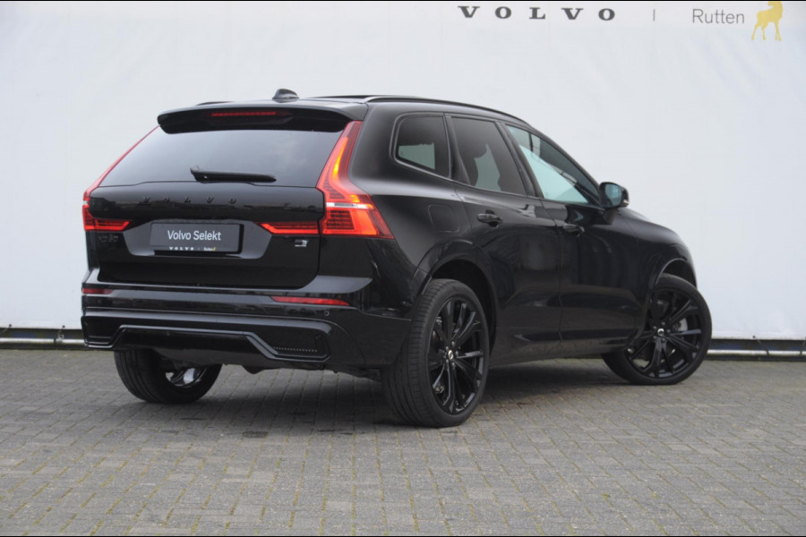 Volvo XC60 T6 350PK Plug-in hybrid AWD Ultra Black Edition / Navigatie / Adaptieve Cruise control / Head Up-Display / Panorama dak / Elektrische stoelen met geheugen / Stuurverwarming / Stoelverwarming v+a / 360 Camera /