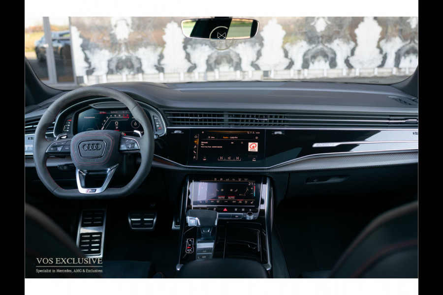 Audi Q8 4.0 TFSI RS Q8 Quattro 23'' Vossen|Ceramic|Carbon|Aeropakket|B&O 3D|RS Dynamic|4-wielsturing|ACC|HUD|Keyless|Trekhaak|Softclose