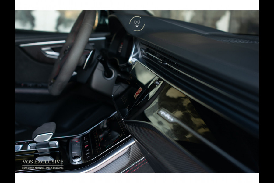 Audi Q8 4.0 TFSI RS Q8 Quattro 23'' Vossen|Ceramic|Carbon|Aeropakket|B&O 3D|RS Dynamic|4-wielsturing|ACC|HUD|Keyless|Trekhaak|Softclose