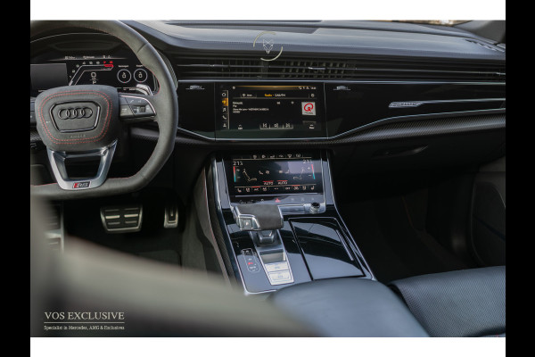 Audi Q8 4.0 TFSI RS Q8 Quattro 23'' Vossen|Ceramic|Carbon|Aeropakket|B&O 3D|RS Dynamic|4-wielsturing|ACC|HUD|Keyless|Trekhaak|Softclose