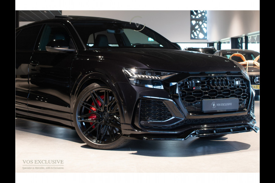 Audi Q8 4.0 TFSI RS Q8 Quattro 23'' Vossen|Ceramic|Carbon|Aeropakket|B&O 3D|RS Dynamic|4-wielsturing|ACC|HUD|Keyless|Trekhaak|Softclose