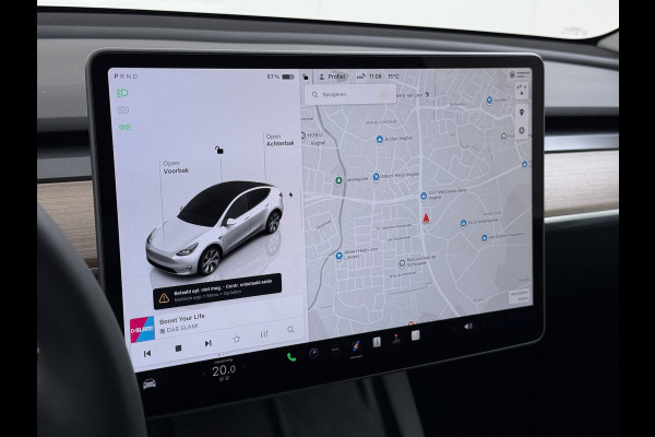 Tesla Model Y RWD 300pk SOH 95% Warmtepomp LFP-Accu Leer Lmv Camera's Panoramadak Adap.Cruise Navi Ecc Autopilot Stoel+Stuur+Achterbank Verwarming Elek.Achterklep Dodehoek detector Draadloze telefoonlader 1e Eigenaar Origineel Nederlandse Auto Fabrieksgarantie op Motor en Accu tot 08-03-2032/160.000km