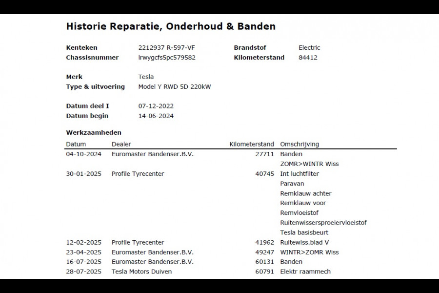 Tesla Model Y RWD SOH 95% Warmtepomp LFP-Accu Leder Lmv Camera's Panoramadak Adap.Cruise Navi Ecc Autopilot Stoel+Stuur+Achterbank Verwarming Elek.Achterklep Dodehoek detector Draadloze telefoonlader Origineel Nederlandse Auto Fabrieksgarantie op Motor en Accu tot 7-12-2030/160.000km