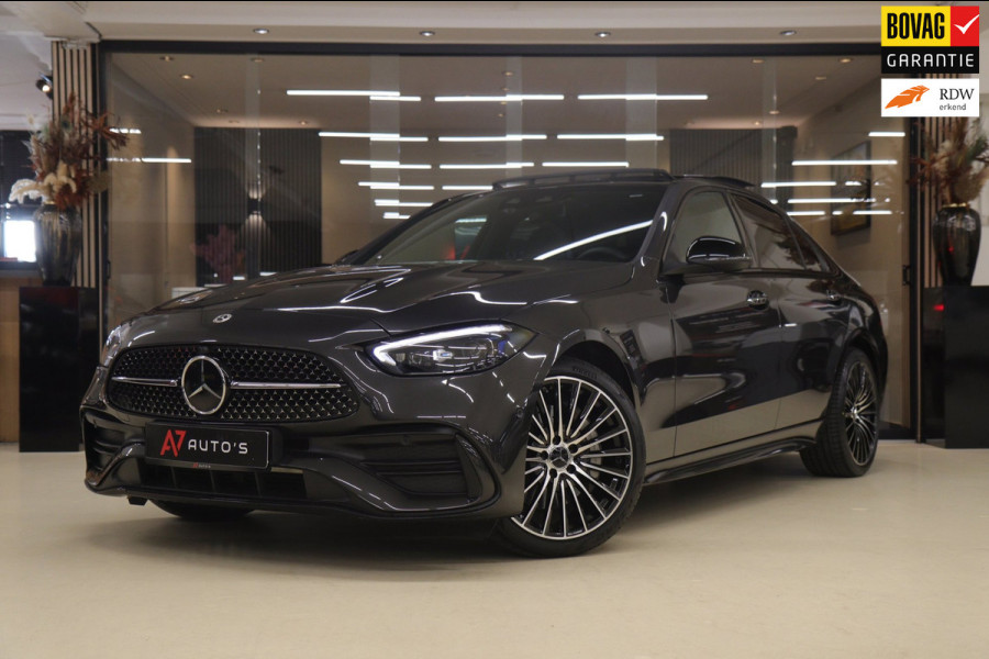 Mercedes-Benz C-Klasse 300 E AMG Line / PANO/HUD/CARPLAY/SFEERVERLICHTING/BOMVOL