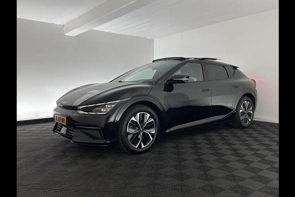 Kia Ev6 GT-Line 77.4 kWh [ 3-Fase-11kW ] (INCL-BTW) Aut. *HEATPUMP | PANO | HEAD-UP | LEATHER-ALCANTARA | ADAPTIVE-CRUISE | DIGI-COCKPIT | MERIDIAN-AUDIO | MEMORYPACK | FULL-LED | KEYLESS | TOPVIEW | DAB | BLINDSPOT | NAVI-FULLMAP |