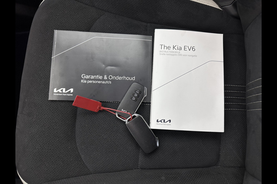 Kia Ev6 GT-Line 77.4 kWh [ 3-Fase-11kW ] (INCL-BTW) Aut. *HEATPUMP | PANO | HEAD-UP | LEATHER-ALCANTARA | ADAPTIVE-CRUISE | DIGI-COCKPIT | MERIDIAN-AUDIO | MEMORYPACK | FULL-LED | KEYLESS | TOPVIEW | DAB | BLINDSPOT | NAVI-FULLMAP |