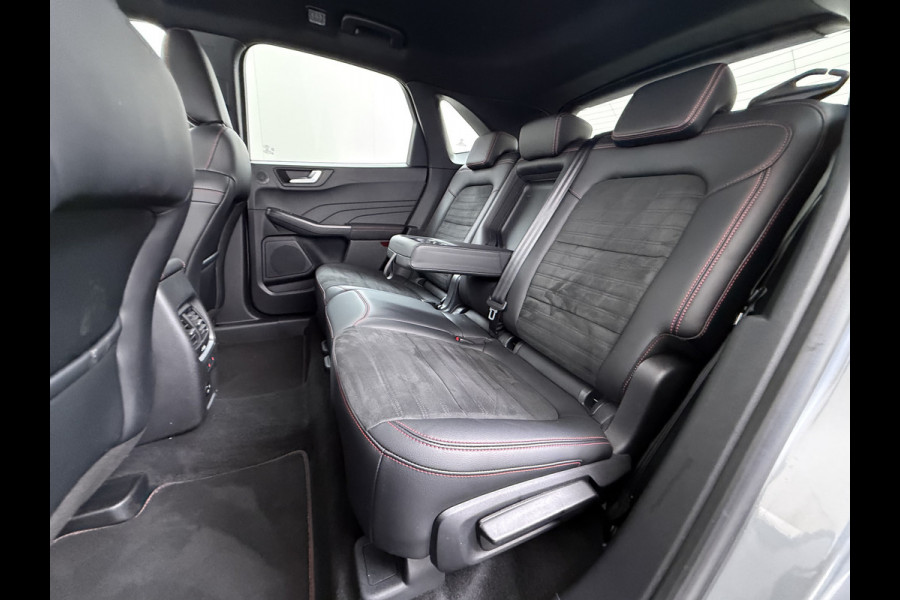 Ford Kuga 2.5 Hybrid PHEV ST-Line X Trekhaak Leer/Alcantara Head-Up Display Adaptive-Cruise Camera Navi Ecc Stoel+Achterbankverwarming App Privacy Glas Winterpakket Elek.Achterklep Led Virtual Cockpit Dodehoek-assistent 1.500KG Trekgewicht 1e Eigenaar Dealeronderhouden € 46.000 nieuw