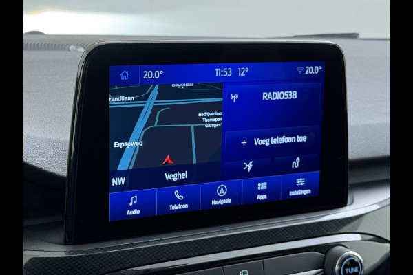 Ford Kuga 2.5 Hybrid PHEV ST-Line X Trekhaak Leer/Alcantara Head-Up Display Adaptive-Cruise Camera Navi Ecc Stoel+Achterbankverwarming App Privacy Glas Winterpakket Elek.Achterklep Led Virtual Cockpit Dodehoek-assistent 1.500KG Trekgewicht 1e Eigenaar Dealeronderhouden € 46.000 nieuw