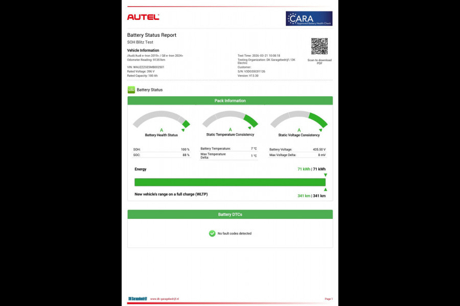 Audi e-tron 50 Quattro Edition 71 kWh|100%SOH|313PK|LEDER|VIRTUAL|NAVI|ELEK. KLEP|CLIMATE+CRUISE CONTROL|ORG.NL|1e EIG.|INCL. BTW|