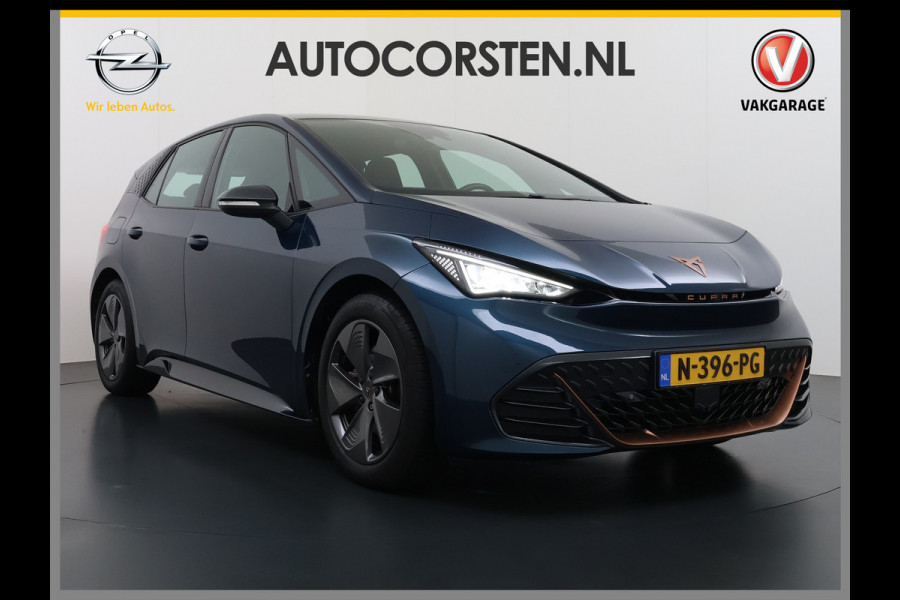 CUPRA Born 62 kWh 204PK 3-Fase Adaptive-Cruise Camera Apple Carplay Android Navi PDC-a+v Ecc Business One Lmv Stoel+Stuurverwarming Led Isofix DAB Bluetooth Rijstrooksensor Regensensor SOH 91% 1e Eigenaar Origineel Nederlandse Auto Dealeronderhouden