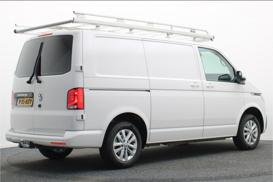 Volkswagen Transporter 2.0 TDI DSG L1H1 Leer, Airco, Apple Carplay, Camera, Cruise, Imperiaal, PDC, Trekhaak, 16''