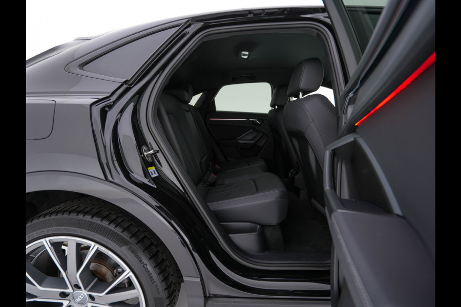 Audi Q3 Sportback 35 TFSI S-Line Edition (INCL-BTW) Aut. *LEATHER | FULL-LED | ADAPTIVE-CRUISE | DIGI-COCKPIT | NAVI-FULLMAP | CAMERA | DAB | AMBIENTLIGHT | PRIVACYGLASS | SHIFTPADDLES | ECC | PDC | 20''ALU*