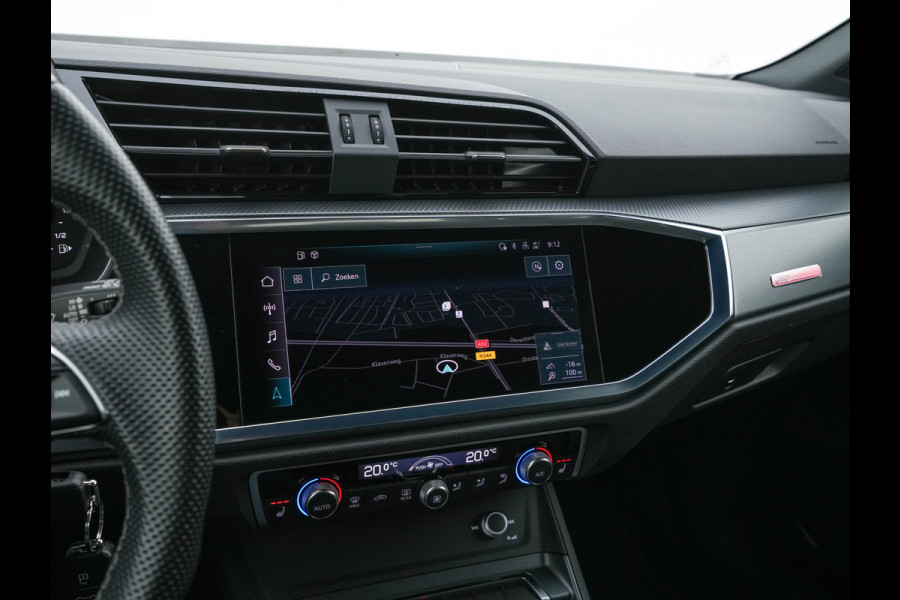 Audi Q3 Sportback 35 TFSI S-Line Edition (INCL-BTW) Aut. *LEATHER | FULL-LED | ADAPTIVE-CRUISE | DIGI-COCKPIT | NAVI-FULLMAP | CAMERA | DAB | AMBIENTLIGHT | PRIVACYGLASS | SHIFTPADDLES | ECC | PDC | 20''ALU*