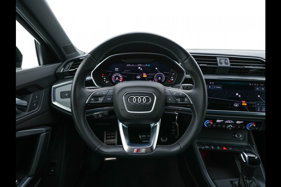 Audi Q3 Sportback 35 TFSI S-Line Edition (INCL-BTW) Aut. *LEATHER | FULL-LED | ADAPTIVE-CRUISE | DIGI-COCKPIT | NAVI-FULLMAP | CAMERA | DAB | AMBIENTLIGHT | PRIVACYGLASS | SHIFTPADDLES | ECC | PDC | 20''ALU*