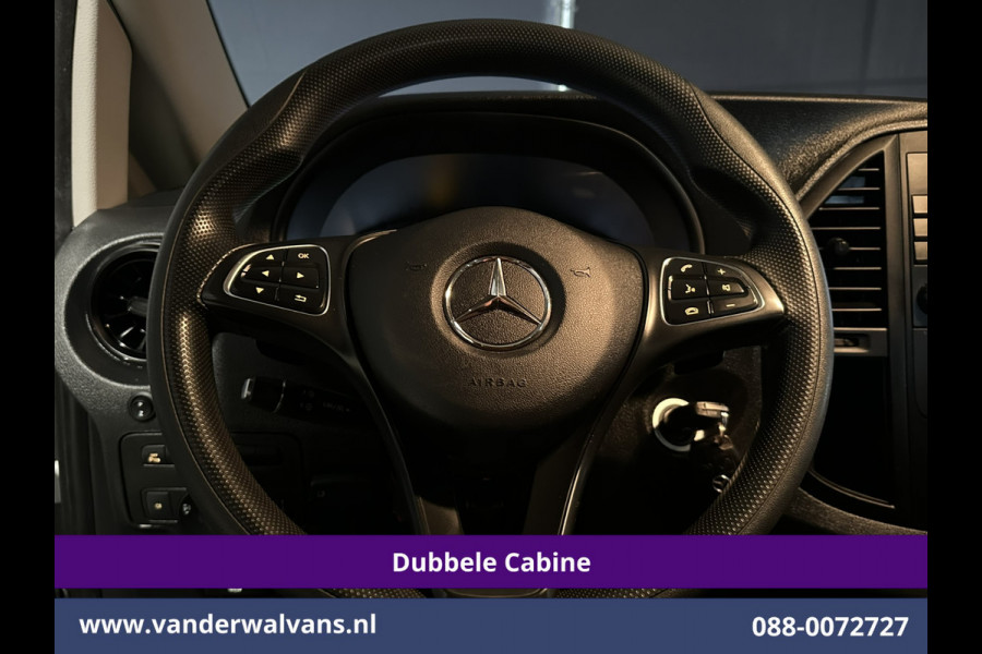 Mercedes-Benz Vito 116 CDI 164pk Automaat L3H1 Dubbele Cabine inrichting Euro6 Airco | 5-Zits | Camera | Apple Carplay 2500kg trekhaak, Cruisecontrol, Android Auto, Parkeersensoren