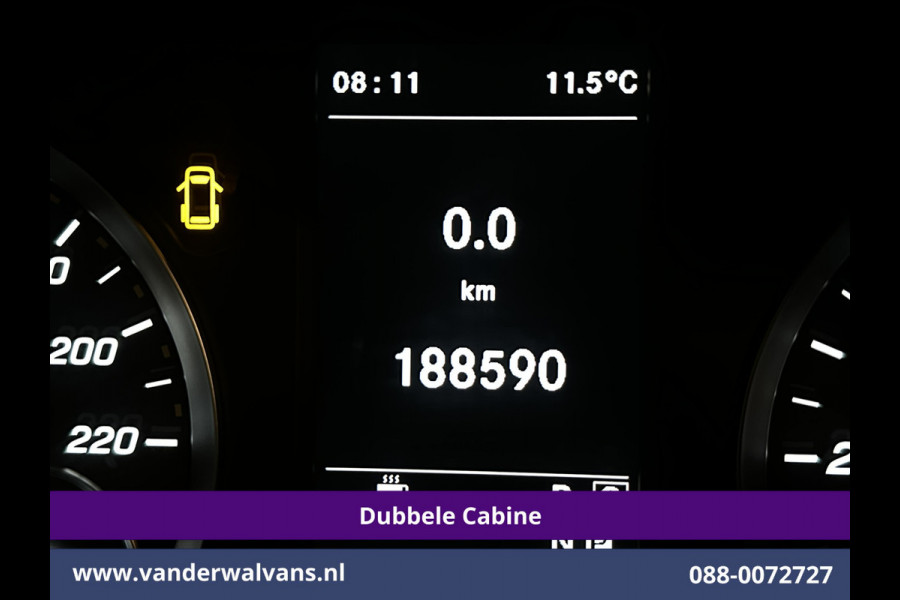 Mercedes-Benz Vito 116 CDI 164pk Automaat L3H1 Dubbele Cabine inrichting Euro6 Airco | 5-Zits | Camera | Apple Carplay 2500kg trekhaak, Cruisecontrol, Android Auto, Parkeersensoren