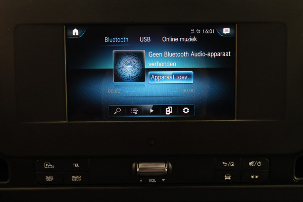 Mercedes-Benz Sprinter 317 CDI Aut. L2H1 Leer, 3-Zits, Camera, Standkachel, Airco, Cruise, Apple Carplay, Trekhaak