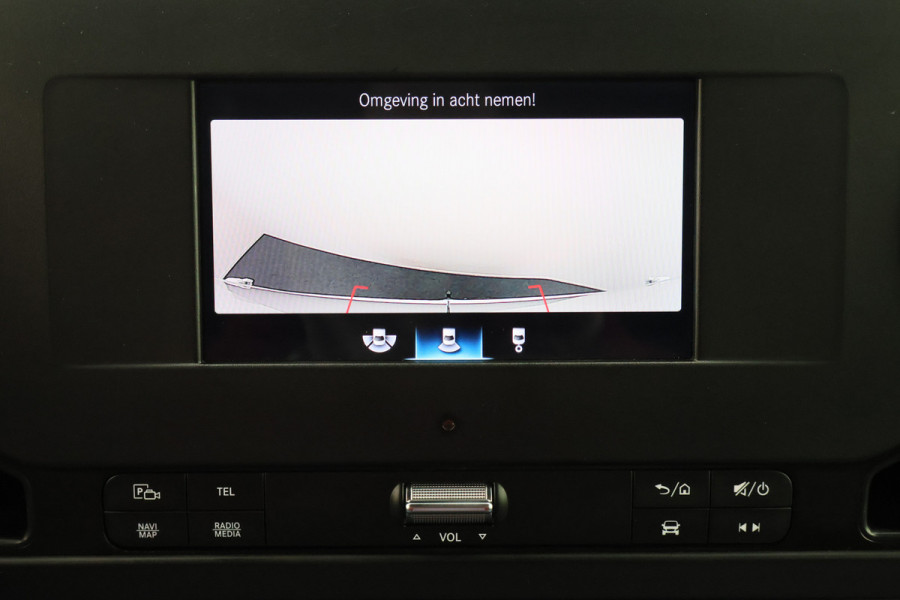Mercedes-Benz Sprinter 317 CDI Aut. L2H1 Leer, 3-Zits, Camera, Standkachel, Airco, Cruise, Apple Carplay, Trekhaak