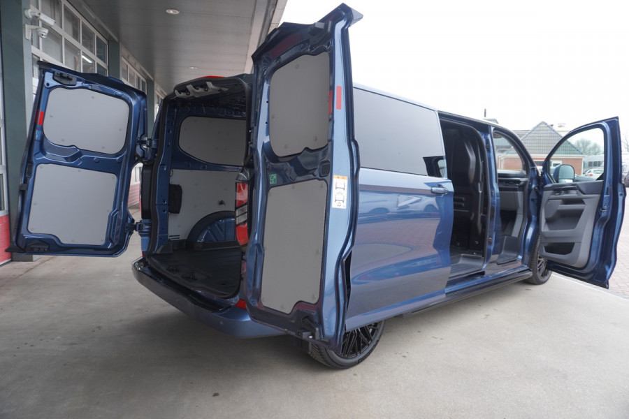Ford Transit Custom 320L 2.0 TDCI 170PK L2H1 Limited Automaat Nr. V018 | Airco | adap.Cruise | Navi | Camera | Blis |20 inch Lm Velgen Raptor grill /Site steps met verlichting