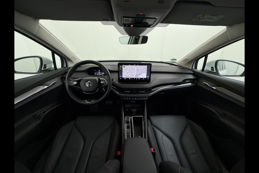 Škoda ENYAQ iV 80 SOH 93% Warmtepomp Pano-Dak Leer+Elektr+Memory+Verwarmd Adap.Cruise Lmv 21" Camera Matrix-Led Apple Carplay Android Auto Pdc Privacy GlasDAB Stuur+Achterbankverwarming Draadloze telefoonlader Keyless Dodehoek detectie Dealeronderhouden Origineel Nederlandse Auto Nieuwprijs €59.055,-