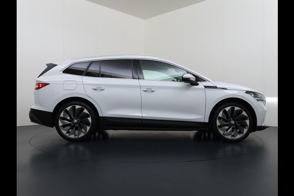 Škoda ENYAQ iV 80 SOH 93% Warmtepomp Pano-Dak Leer+Elektr+Memory+Verwarmd Adap.Cruise Lmv 21" Camera Matrix-Led Apple Carplay Android Auto Pdc Privacy GlasDAB Stuur+Achterbankverwarming Draadloze telefoonlader Keyless Dodehoek detectie Dealeronderhouden Origineel Nederlandse Auto Nieuwprijs €59.055,-