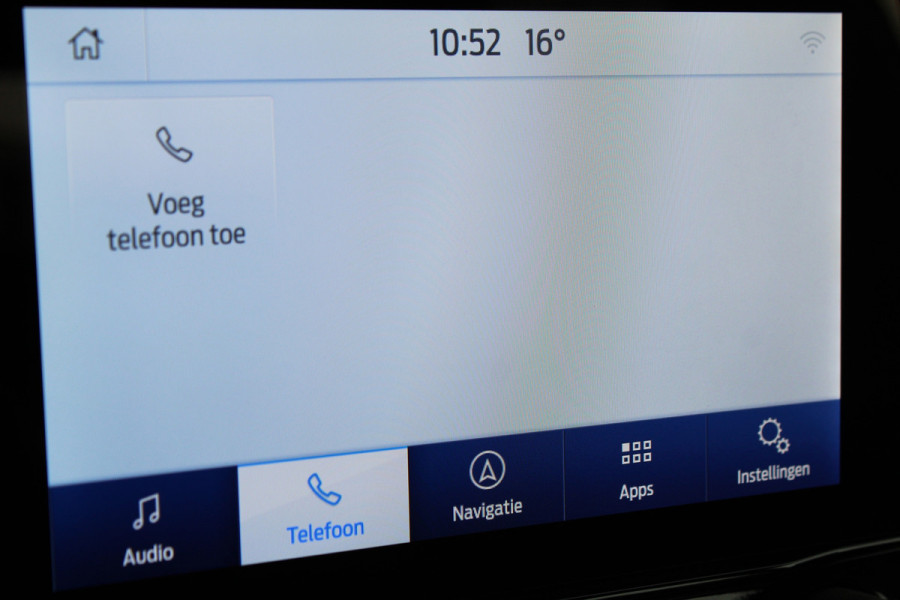 Ford Puma 1.0-125pk EcoBoost Mild-Hybrid Titanium. Fabrieksgarantie t/m 21-05-2027 ! Slechts 14.800km ! Volautm. airco, pdc achter, all season banden, stoel-, stuur- en voorraamverw., navigatie, telefoonvoorb., elektr. achterklep, cruise cntrl, keyless entry&go etc.