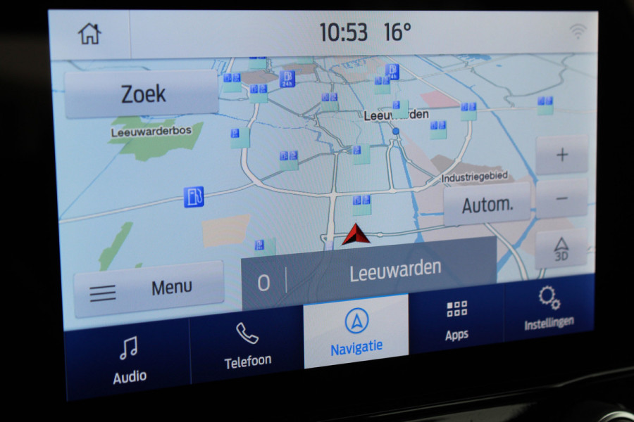 Ford Puma 1.0-125pk EcoBoost Mild-Hybrid Titanium. Fabrieksgarantie t/m 21-05-2027 ! Slechts 14.800km ! Volautm. airco, pdc achter, all season banden, stoel-, stuur- en voorraamverw., navigatie, telefoonvoorb., elektr. achterklep, cruise cntrl, keyless entry&go etc.