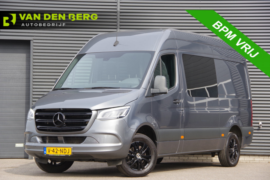 Mercedes-Benz Sprinter 315 1.9 CDI L2H2 DC-6P, AUT. LED, CAMERA, TREKHAAK, CRUISE, CARPLAY, LEDER MF STUUR, DUBBELE CABINE, DUBBEL CABINE