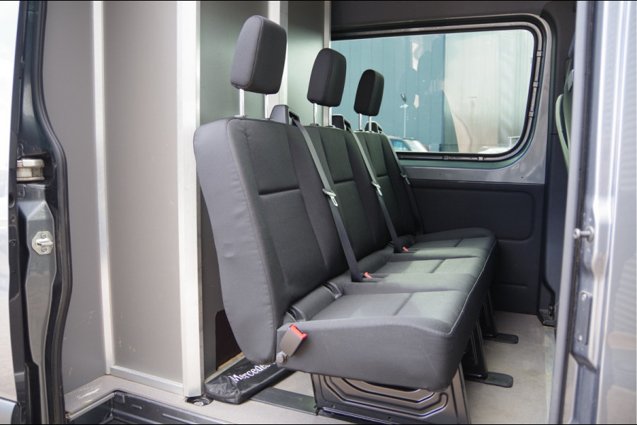 Mercedes-Benz Sprinter 315 1.9 CDI L2H2 DC-6P, AUT. LED, CAMERA, TREKHAAK, CRUISE, CARPLAY, LEDER MF STUUR, DUBBELE CABINE, DUBBEL CABINE