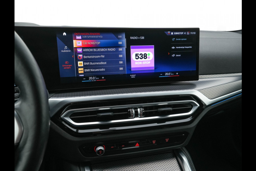 BMW i4 eDrive40 High Executive 84 kWh M-Sportpack [ 3-Fase-11kW ] {SOH-93%} (INCL.BTW)  Aut *LEATHER | HEAD UP | FULL-LED | HIFI-SOUND | CRUISE | WIDESCREEN-COCKPIT | DAB+ | CAMERA | AMBIENTLIGHT | CARPLAY | HEATED-SPORTSEATS | PRIVACY-GLASS | 19''ALU*